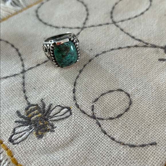 “Silpada” silver 9.25 turquoise ring , size 7 - Picture 8 of 10